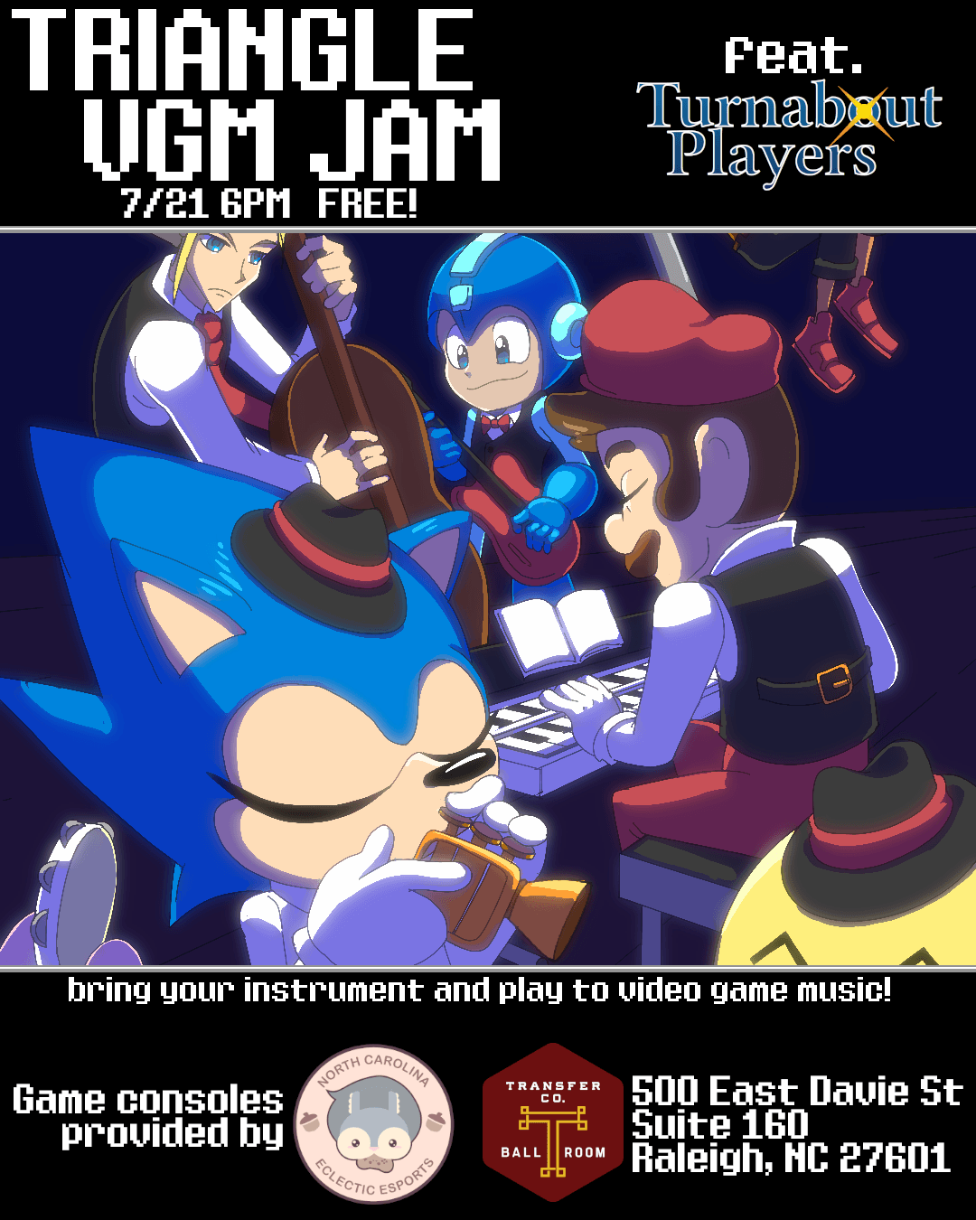 Turnabout Players: Music and Freeplay